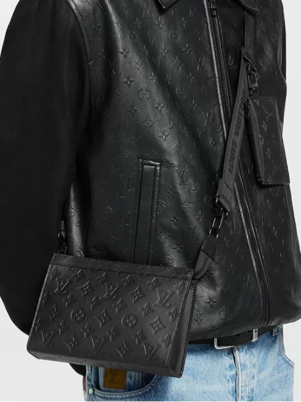 Louis Vuitton Gaston Monogram Shadow Black bag